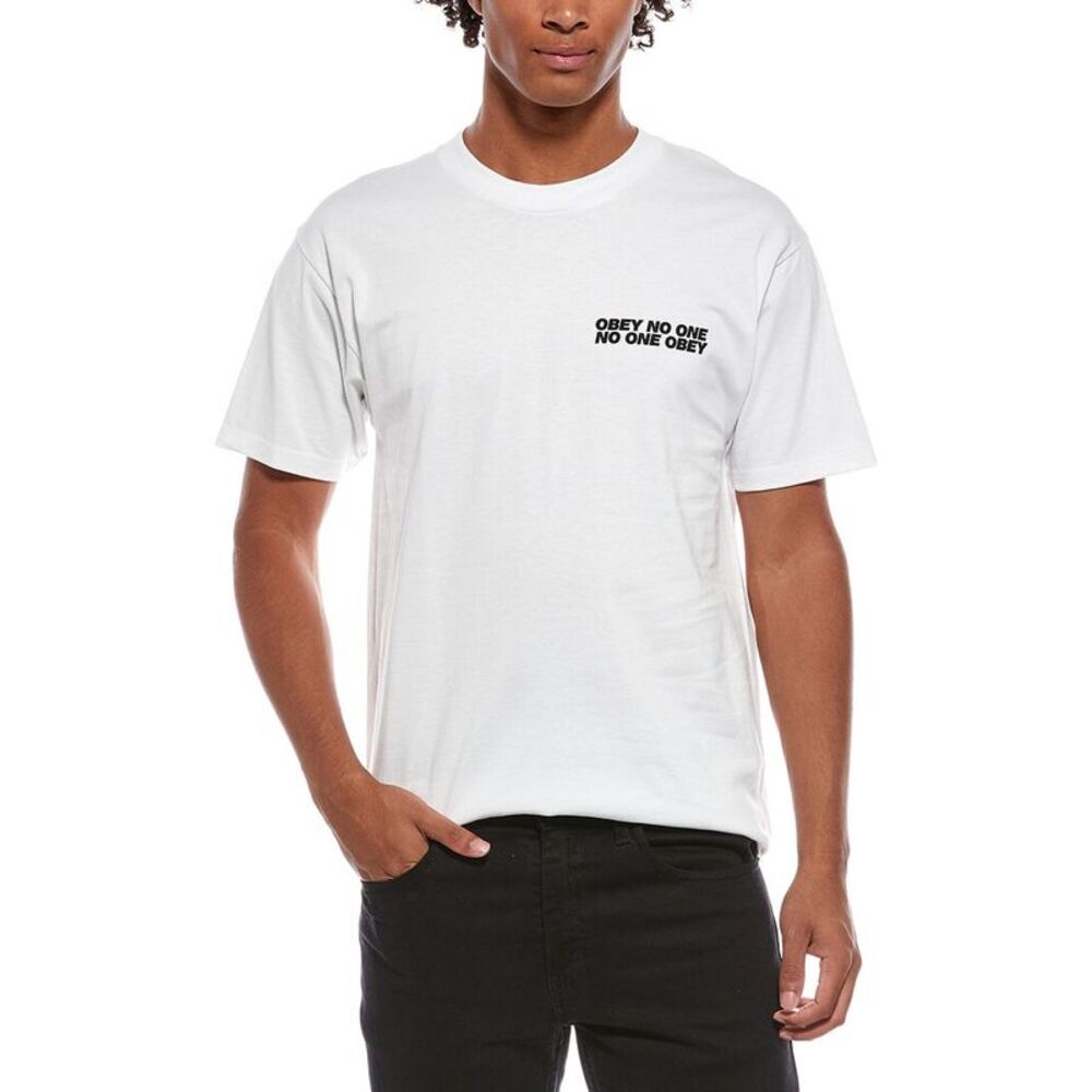 Obey Mens  T-Shirt, White